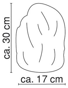 GLOBO 2834 - Soľná lampa STONE 1xE14/15W/230V