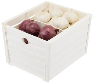 BAMA Box na zeleninu a ovocie, šedohnedý Barva: Krémová
