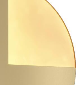 Nástenné svietidlo Maytoni Jupiter LED, zlaté, Ø 44,8 cm