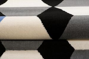 Detský koberec NOX kvádre - sivý / čierny / béžový