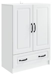 Servírovacia skriňa Biela 66 x 34,5 x 92 cm Kompozitné drevo