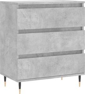 Komoda betónovo sivá 60x35x70 cm spracované drevo