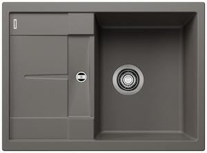 Blanco Metra 45 S Compact, silgranitový drez 680x500x190 mm, 1-komorový, sivá vulkán, BLA-527286