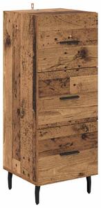 Servírovacia skriňa so zásuvkou Staré drevo 34 x 34.5 x 90 cm
