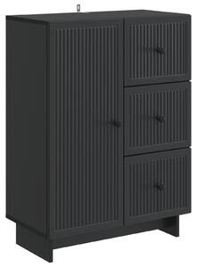 Servírovacia skriňa Čierna 66 x 34,5 x 90 cm Kompozitné drevo