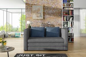 ROZKLADACIA POHOVKA, textil, modrá, sivá MID.YOU - Sedačky, Online Only