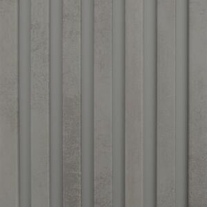 Drevený Lamelový Panel 3D do Interiéru - doska perleťová sivá - lamela betón svetlý