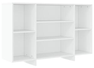 Komoda, biela 120x30x75 cm, kompozitné drevo