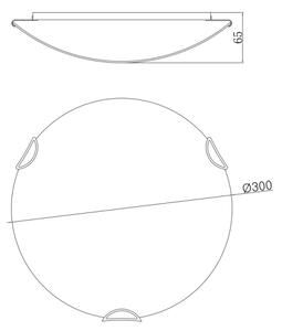 GLOBO 40402-2 - Stropné svietidlo CALIMERO 2xE27/60W/230V