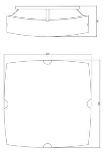 GLOBO 40403-3 - Stropné svietidlo PARANJA 3xE27/60W/230V