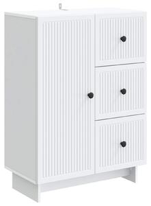 Servírovacia skriňa Biela 66 x 34,5 x 90 cm Kompozitné drevo