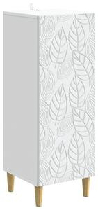 Servírovacia skriňa Biela 33 x 34,5 x 90 cm Kompozitné drevo