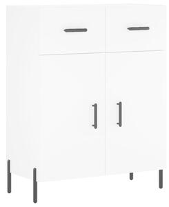 Komoda biela 69,5x34x90 cm kompozitné drevo