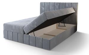 Boxspringová posteľ MADLEN - 160x200, zelená