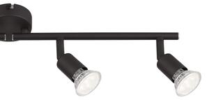 GLOBO 57382-4L - LED Bodové svietidlo OLIWA 4xGU10/3W/230V čierna
