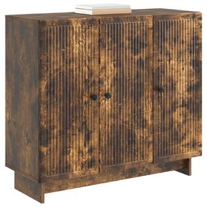 Servírovacia skriňa Dymový dub 89 x 34,5 x 80 cm