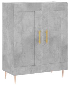 Komoda betónovo sivá 69,5x34x90 cm kompozitné drevo