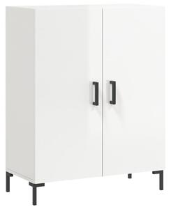 Komoda lesklá biela 69,5x34x90 cm spracované drevo