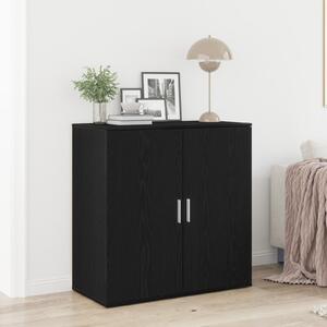 Servírovacia skriňa Čierny dub 79 x 38 x 80 cm Kompozitné drevo