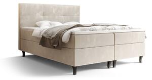 Americká posteľ s vysokým čelom DORINA - 180x200, béžová