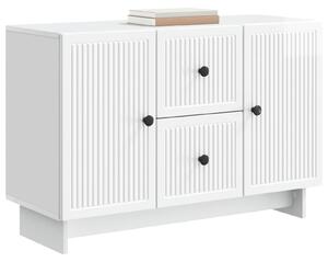 Servírovacia skriňa Biela s vysokým leskom 89 x 34,5 x 60 cm