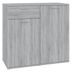 Komoda sivá sonoma 80x36x75 cm spracované drevo