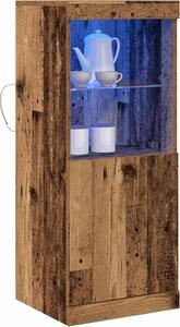 LED komoda Staré drevo 41 x 37 x 100 cm Kompozitné drevo