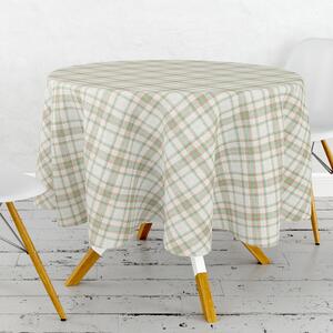 Obrus ​​PVC okrúhly M-128A - Pastelová kocka (rôzne veľkosti)
