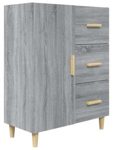 Komoda sivý dub sonoma 69,5x34x90 cm kompozitné drevo