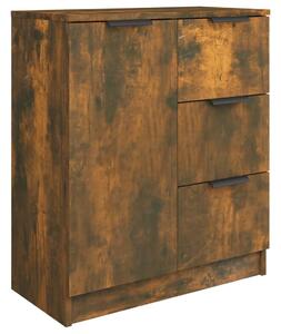 Komoda dymový dub 60x30x70 cm spracované drevo