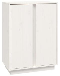 Komoda biela 60x35x80 cm borovicový masív