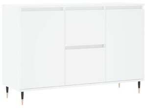 Komoda, biela 101,5x35x70 cm, kompozitné drevo