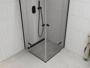 Sprchovací kút maxmax MEXEN ROMA DUO 70x70 cm - BLACK