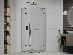 Sprchovací kút maxmax MEXEN ROMA DUO 70x70 cm - BLACK