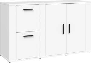 Komoda biela 100x33x59,5 cm spracované drevo