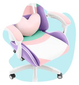 Hells Detská herná stolička Rainbow Kids Pink