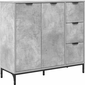 Servírovacia skriňa so zásuvkou Betónová šedá 89,5 x 33 x 82 cm