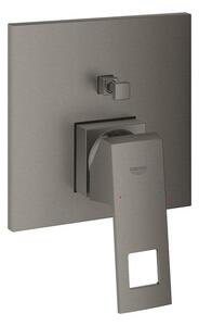 Sprchová a vaňová batéria GROHE EUROCUBE bez podomietkového telesa kartáčovaný Hard Graphite 24062AL0