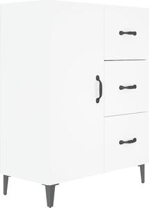 Komoda biela 69,5x34x90 cm kompozitné drevo