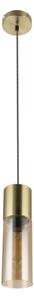 GLOBO 21000HM - Luster na lanku ANNIKA 1xE27/25W/230V pr. 10,5 cm mosadz