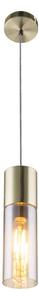 GLOBO 21000HM - Luster na lanku ANNIKA 1xE27/25W/230V pr. 10,5 cm mosadz