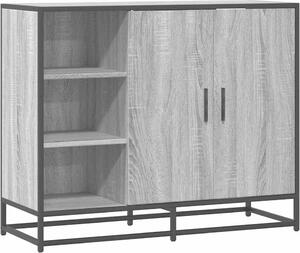 Komoda sivý dub sonoma 92x35x76 cm kompozitné drevo