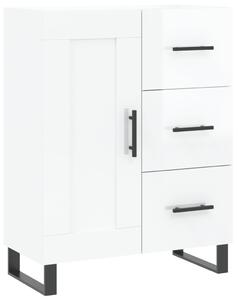 Komoda lesklá biela 69,5x34x90 cm spracované drevo