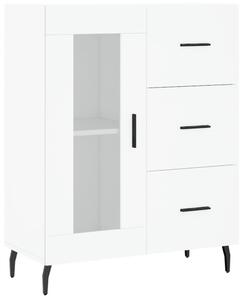 Komoda biela 69,5x34x90 cm kompozitné drevo