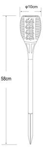 Globo 33077 - Solárna lampa 36xLED/0,1W/1,2V IP44