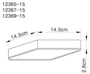 Globo 12367-15 - LED Stropné svietidlo VITOS LED/15W/230V