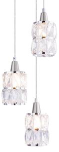 Globo 15760-3 - Krištáľový luster na lanku WOLLI 3xE14/40W/230V