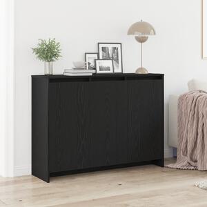 Servírovacia skriňa Čierna 102 x 29.5 x 75 cm Kompozitné drevo