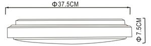Globo - LED Stropné svietidlo KALLE LED/24W/230V 3000/4000/6000K pr. 37,5 cm
