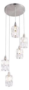 Globo 15760-5 - Luster na lanku WOLLI 5xE14/40W/230V